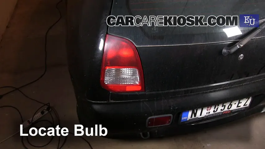 2003 Mitsubishi Colt GL 1.3L 4 Cyl. Lights Brake Light (replace bulb)